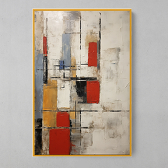 Quadro Decorativo Linha Abstrata - loja online