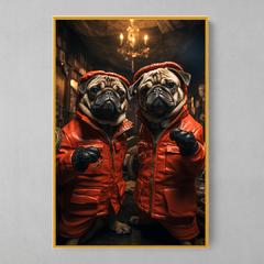 Imagem do Quadro Decorativo Pugs Pub