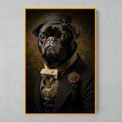 Imagem do Quadro Decorativo Pug Chefão