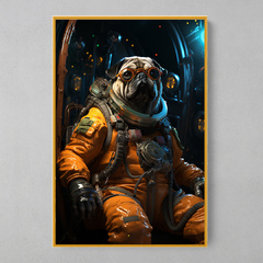 Quadro Decorativo Pug Astronauta - loja online