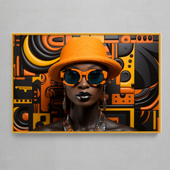 Quadro Decorativo Plastic Fashion Afro - loja online