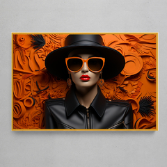 Quadro Decorativo Model Fashion Plastic - loja online