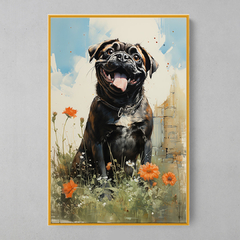 Imagem do Quadro Decorativo Happy Pug