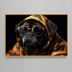 Quadro Decorativo Fashion Pug - loja online