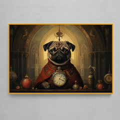 Quadro Decorativo Pug - Bosch Style 