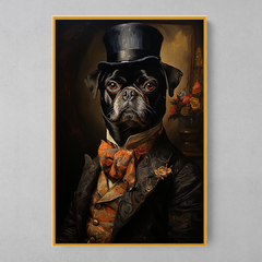 Imagem do Quadro Decorativo Pug Retrato