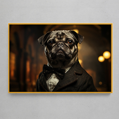 Quadro Decorativo Senhor Pug