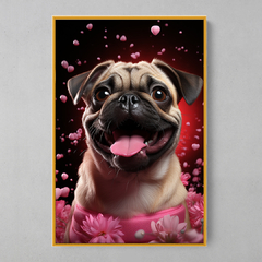 Imagem do Quadro Decorativo Pug Pink