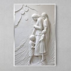 Quadro Decorativo Plaster Family - comprar online