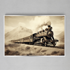 Quadro Decorativo Trem das Montanhas - loja online