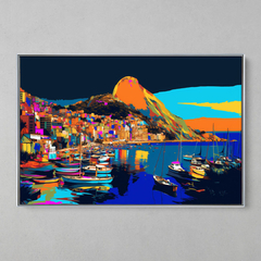 Quadro Veleiros Rio de Janeiro estilo Andy Warhol - comprar online