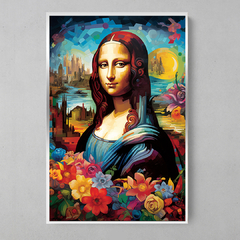 Imagem do Quadro Decorativo Monalisa Pollock