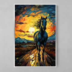 Imagem do Quadro Decorativo Cavalo Van Gogh