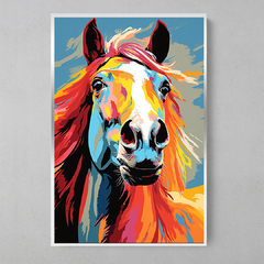 Imagem do Quadro Decorativo Cavalo Pop Art