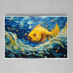 Imagem do Quadro Decorativo Fish Van Gogh