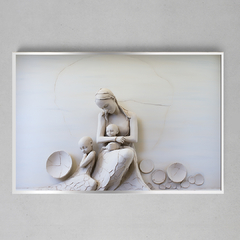 Quadro Decorativo Plaster Love - comprar online