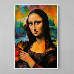 Imagem do Quadro Decorativo Monalisa Colorful