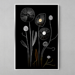 Quadro Decorativo Flor de Linha