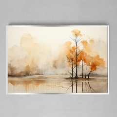 Imagem do Quadro Decorativo Painted Island Tree