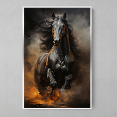 Imagem do Quadro Decorativo Cavalo Fogo