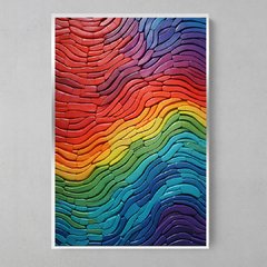 Imagem do Quadro Decorativo COLORFUL PLASTER ART I