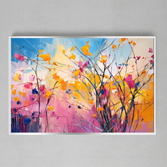 Imagem do Quadro Decorativo Ink Flowers