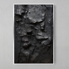 Quadro Decorativo Dark Wood Plaster - Ellquadros 