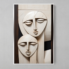 Imagem do Quadro Decorativo Plaster Face