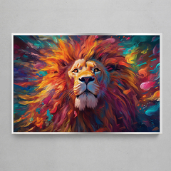 Imagem do Quadro Decorativo Lion Abstract