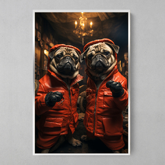 Quadro Decorativo Pugs Pub