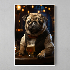 Imagem do Quadro Decorativo Pug Chopp