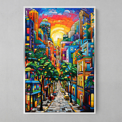 Imagem do Quadro Rua Rio de Janeiro Romero Britto