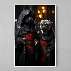 Imagem do Quadro Decorativo Pug Anciões