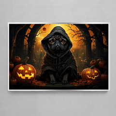 Imagem do Quadro Decorativo Pug Halloween