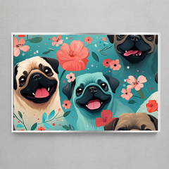 Imagem do Quadro Decorativo Pug Infantil