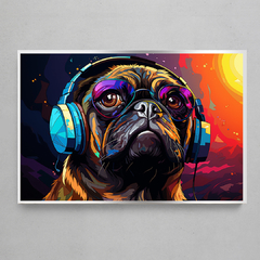 Imagem do Quadro Decorativo Pug Pop Art