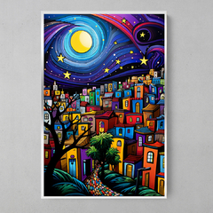 Imagem do Quadro Decorativo Rio de Janeiro Star Nigth Romero Britto