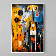 Imagem do Quadro Decorativo Urban Art Robot