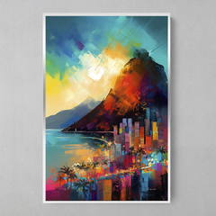 Quadro Decorativo Silhueta Rio de Janeiro - comprar online