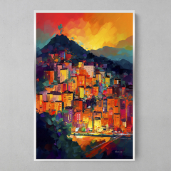 Quadro Decorativo Rio de Janeiro Abstrato - comprar online