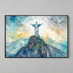 Imagem do Quadrinho Decorativo Cristo Redentor RJ Picasso