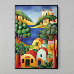 QUADRO DECORATIVO LAGO TARSILA DO AMARAL