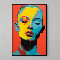 Quadro Decorativo Painted Face