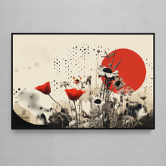 Quadro Decorativo Red Ball Collage