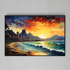 Quadro Decorativo Rio de Janeiro Waves