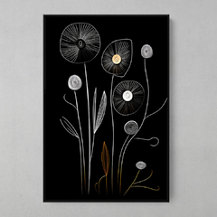 Quadro Decorativo Flor de Linha - comprar online