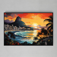 Imagem do Quadro Decorativo Rio de Janeiro Surf Music