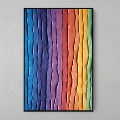 Quadro Decorativo Color Layer Plaster