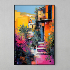 Quadro Decorativo Casa Natureza Vibrante - comprar online