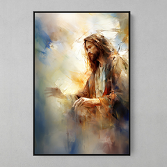 Quadro Decorativo Jesus Abstrato